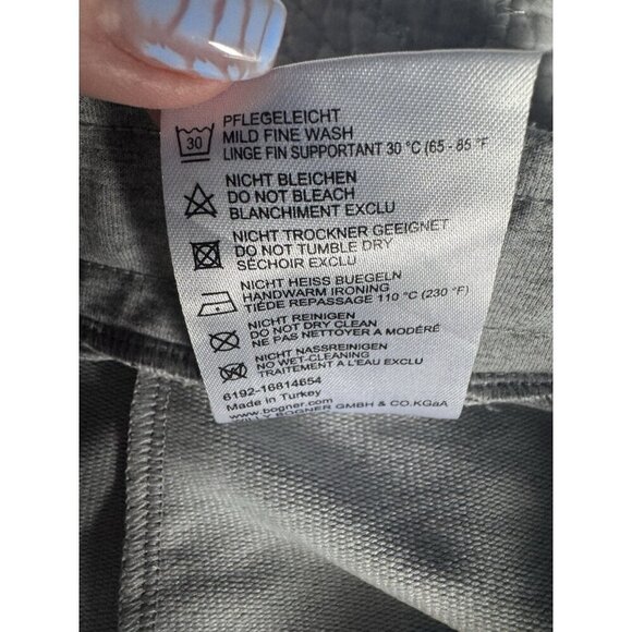 Bogner Women's Sz M (US 8) Christy Gray Pleated Lightweight Stretch Pants - Picture 6 of 9